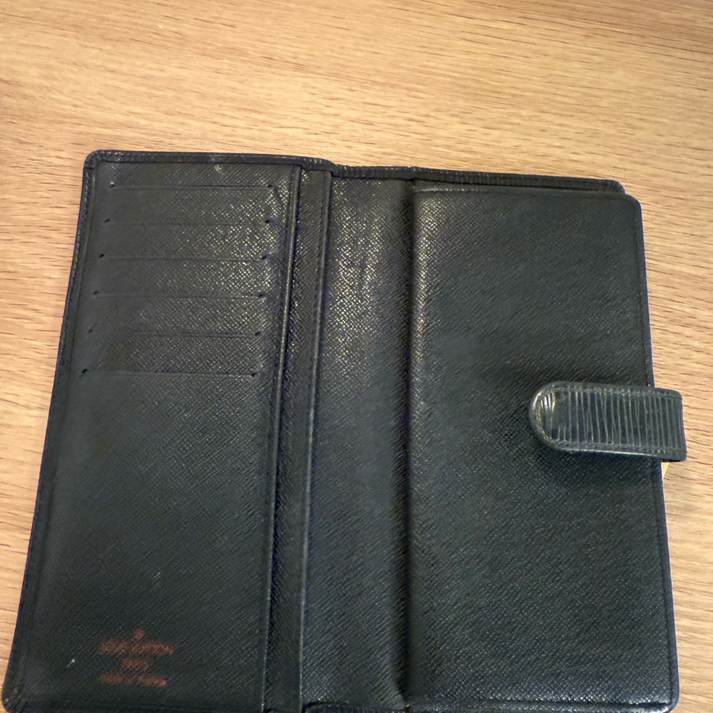 Authentic Louis Vuitton Continental Viennois Epi Long Wallet Black Purse - Picture 8 of 14